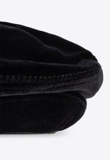 Dolce 
Gabbana Smooth Velvet Flat Cap Black GH587A GI681-N0000