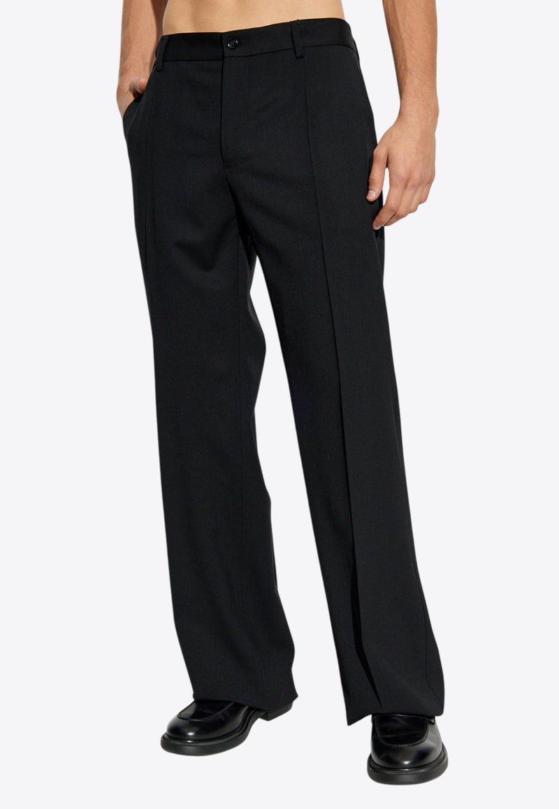 Dolce 
Gabbana Stretch-Wool Straight-Leg Pants Black GYZMHT GH727-N0000