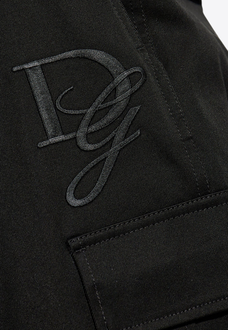 Logo-Embroidered Cargo Pants Dolce 
Gabbana GP03KZ FUFMU-N0000