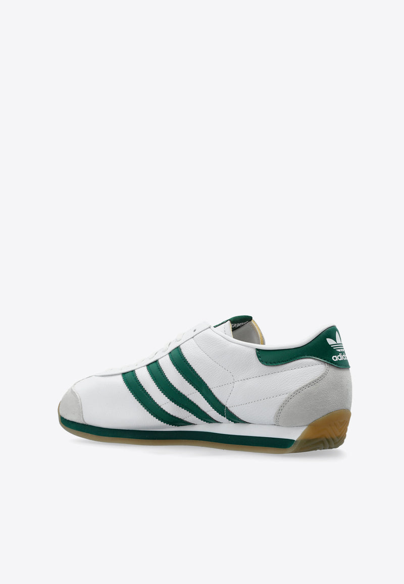 Adidas Originals Country Japan Leather Sneakers White IE4042 F-FTWWHT CGREEN CRYWHT