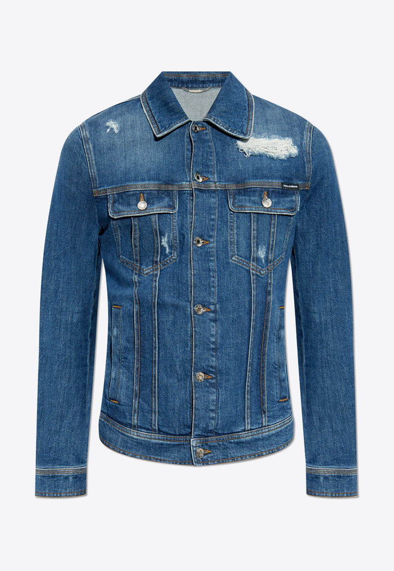 Dolce 
Gabbana Vintage Denim Jacket Blue G9VZ8D G8LN5-S9001