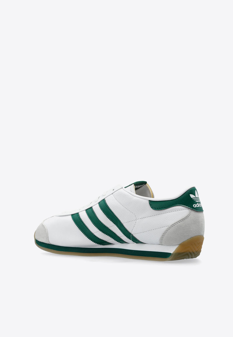 Adidas Originals Country Japan Leather Sneakers White IE4042 M-FTWWHT CGREEN CRYWHT