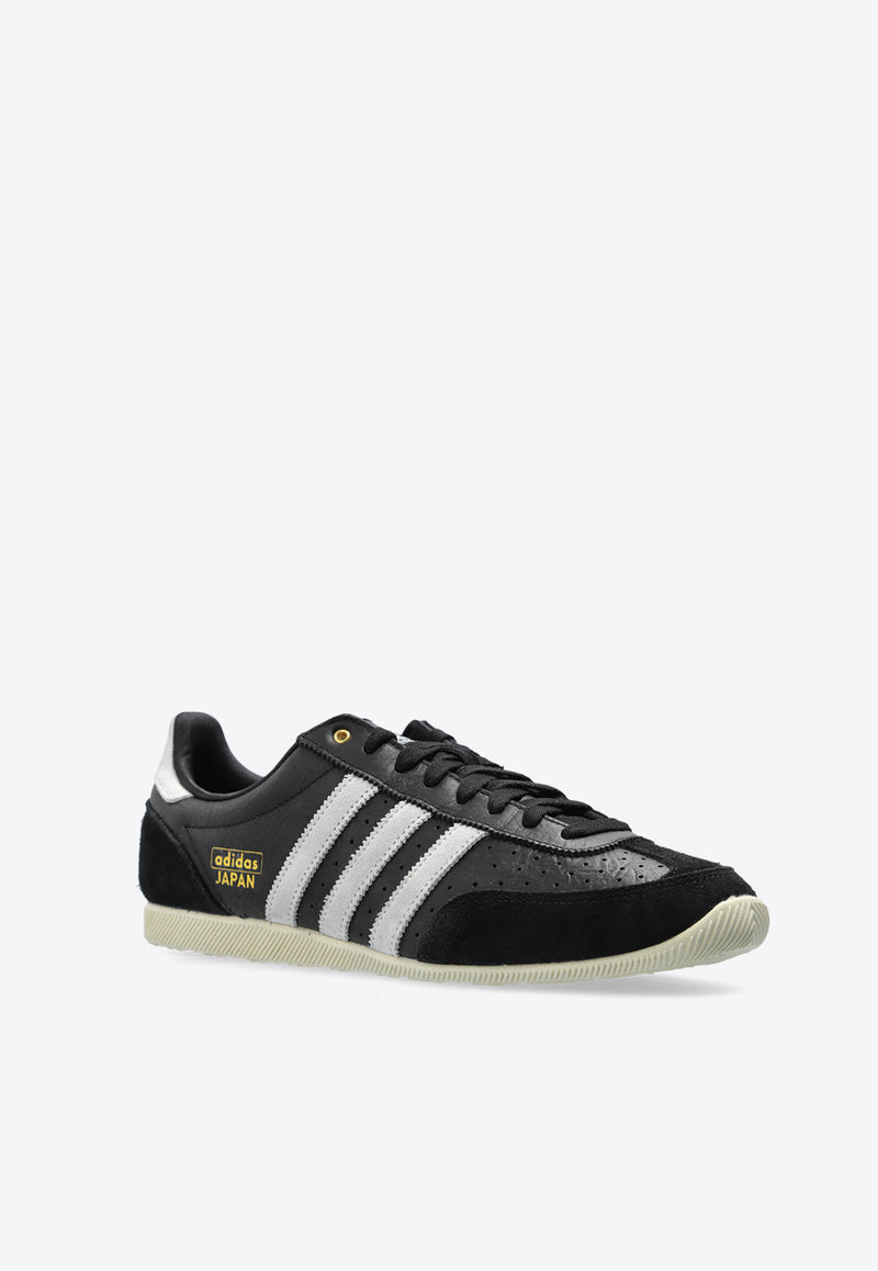 Adidas Originals Japan Low-Top Leather Sneakers Black IH5490 M-CBLACK FTWWHT GOLDMT