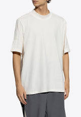 Adidas Originals Rolling Links Mock-Neck T-shirt Chalk IW6658 0-CWHITE