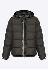 Moncler Garoa Down Hooded Jacket Black J20911A00165 54A81-999