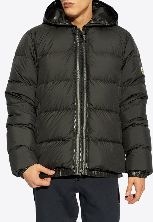 Moncler Garoa Down Hooded Jacket Black J20911A00165 54A81-999