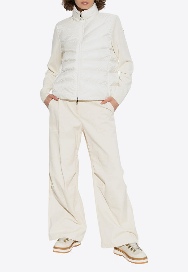 Moncler Wide-Leg Pants Cream J20932A00021 5982P-060