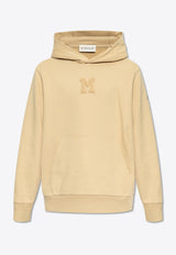 Moncler M Patch Hooded Sweatshirt Beige J20918G00070 899WC-23Q