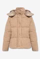 Moncler Paranas Teddy Puffer Jacket Beige J20931A00163 89AQQ-26B