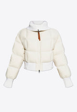 Moncler Jadeite Cropped Puffer Jacket Cream J20931A00130 59815-050