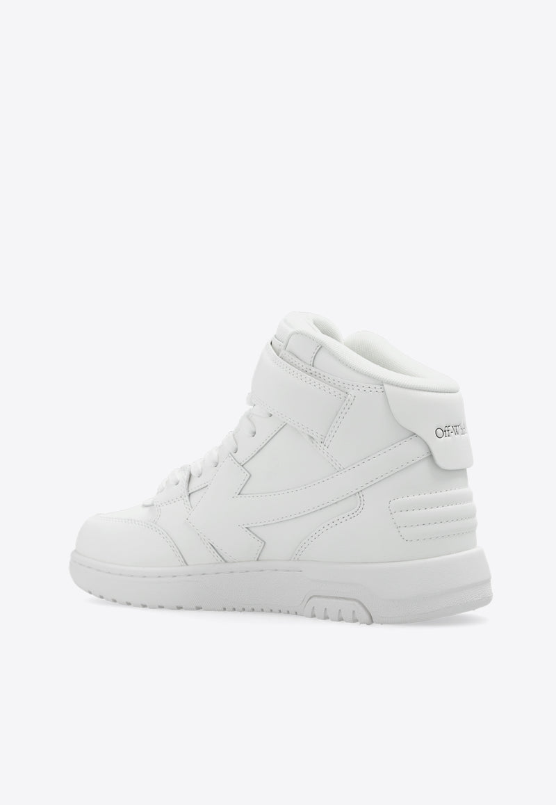 Off-White Out Of Office High-Top Sneakers White OWIA275C99 LEA003-0101