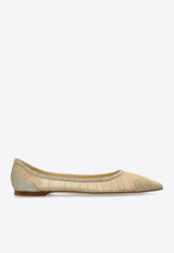 Love Ballet Flats Jimmy Choo LOVE FLAT TFG-GOLD GOLD