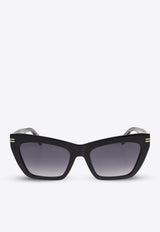 Rectangular Acetate Sunglasses MJ 1112 S 0-807 BLACK Gray