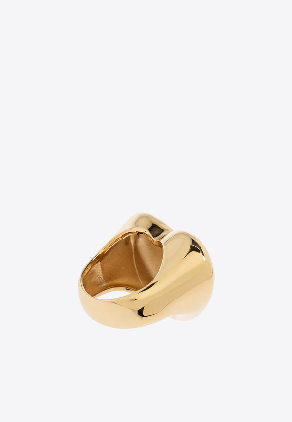 Logo-Embossed Brass Ring Dolce 
Gabbana WRQ8S1 W1111-ZOO00