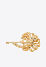 Leaf-Motif Brass Brooch Dolce 
Gabbana WPQ7S5 W1111-ZOO00