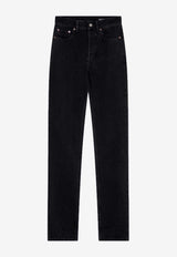 Saint Laurent 90s Straight-Leg Slim Jeans Black 807142Y07YB/P_YSL-1428