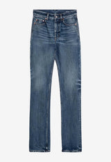 Saint Laurent 90s Straight-Leg Jeans Blue 807142Y28EA/P_YSL-4093