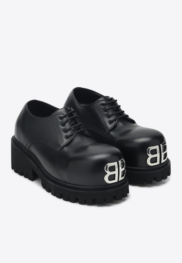 Balenciaga Stomper Chunky Derby Shoes Black 807326WCDA0/Q_BALEN-1000