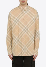 Burberry Check-Pattern Button-Down Shirt 8082194154851/O_BURBE-B8686