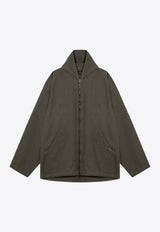 Balenciaga Oversized Zip-Up Jacket Green 808823TRP10/P_BALEN-3420