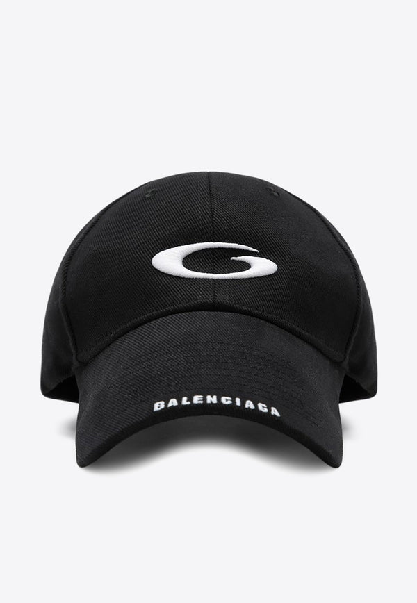 Balenciaga Loop Sports Icon Baseball Cap Black 808873410B2/P_BALEN-1077