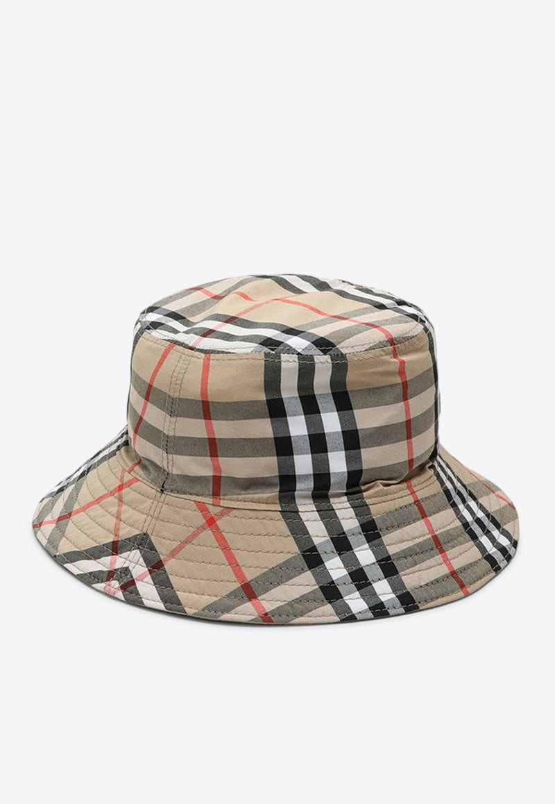 Burberry Kids Boys Reversible EKD Embroidered Bucket Hat Beige 8089433159320/P_BURBE-B9368