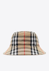 Burberry Kids Girls Reversible Bucket Hat Beige 8089434159320/P_BURBE-B9368