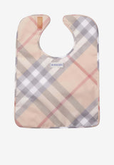 Burberry Kids Babies Vintage Check Bib Beige 8089789160675/Q_BURBE-A2205