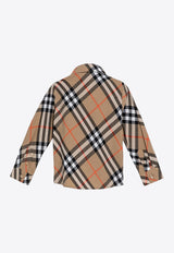 Burberry Kids Babies Long-Sleeved Checked Shirt 8089804159218/P_BURBE-B9368