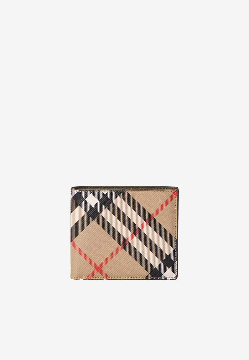 Burberry Vintage Check Bi-Fold Wallet Beige 8091926--A2021