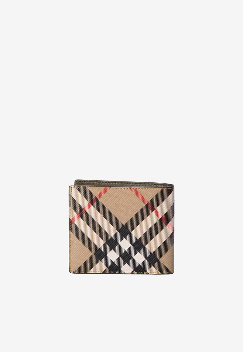 Burberry Vintage Check Bi-Fold Wallet Beige 8091926--A2021