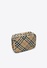 Burberry Checked Travel Pouch Beige 8092707158564/P_BURBE-A2021