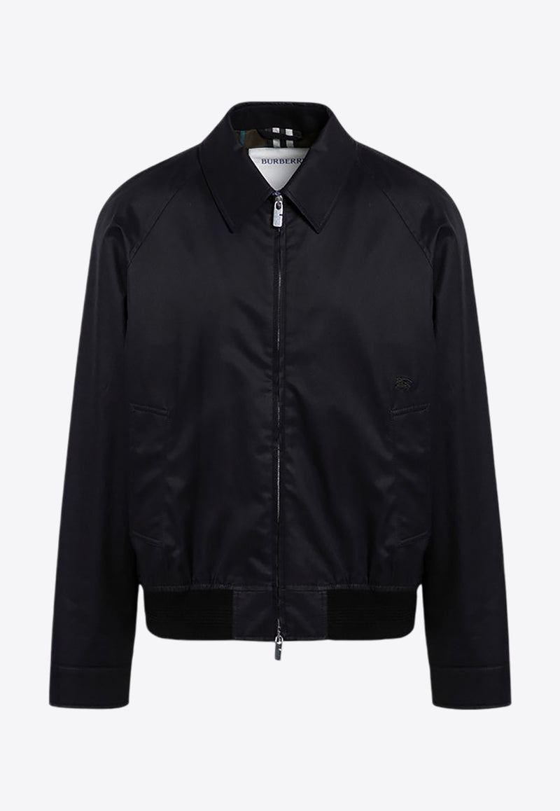 Burberry Harrington Zip-Up Jacket Black 8093198160034/P_BURBE-A1189