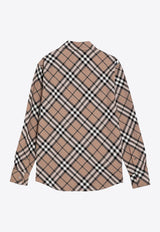 Burberry Vintage Check Long-Sleeved Shirt Beige 8093314158995/P_BURBE-C1202