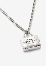 Marc Jacobs The Tote Bag Pendant Necklace Silver 2P3JNC001J45_029