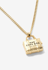 Marc Jacobs The Tote Bag Pendant Necklace Gold 2P3JNC001J45_970