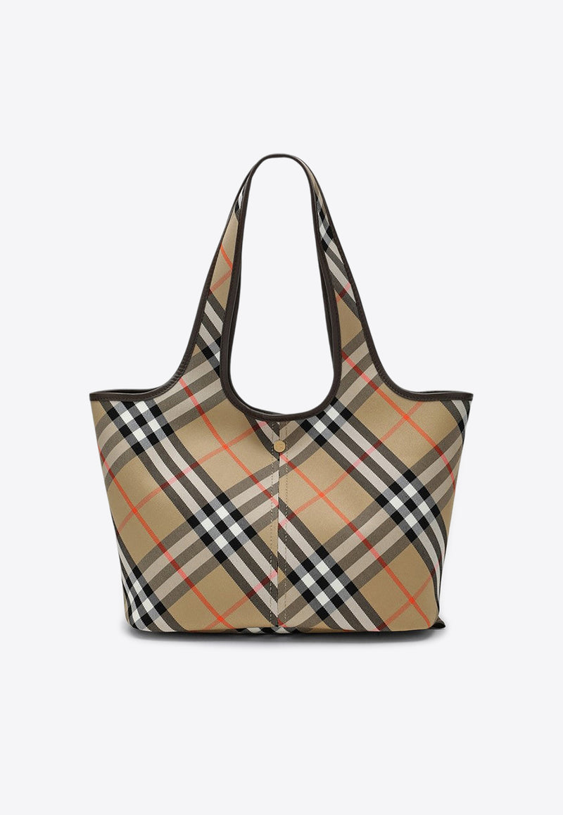 Burberry Small Signature Check Tote Bag Beige 8094685159199/P_BURBE-B9368