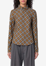 Burberry Signature Check Long-Sleeved Shirt Multicolor 8098251160893/P_BURBE-C1477