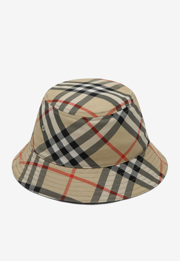 Burberry Kids Boys Vintage Check Bucket Hat Beige 8104358157805/Q_BURBE-B9368