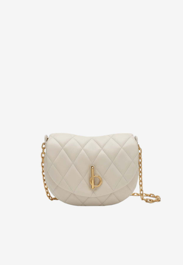 Burberry Quilted Rocking Horse Crossbody Bag Beige 8104619163390/Q_BURBE-B7348