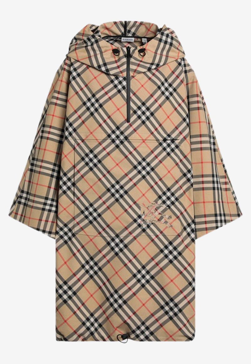 Burberry Vintage Check Zipped Poncho Beige 8105325157805/Q_BURBE-B9368