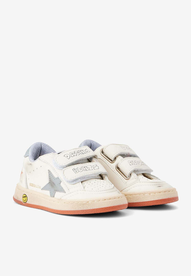 Golden Goose DB Kids Girls Ball Star Low-Top Sneakers White GJF00501F006803_12161