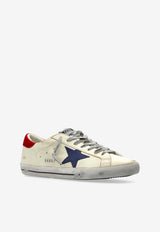 Golden Goose DB Super-Star Distressed Leather Sneakers White GMF00101F006839_10317