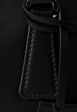 Prada Medium Re-Nylon and Leather Shoulder Bag Black 1BB127VODO2C8Q_F0002