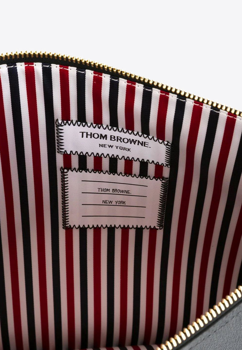 Thom Browne Medium Leather Document Holder Black MAC021L00198_001