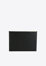 Thom Browne Medium Leather Document Holder Black MAC021L00198_001