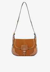 Isabel Marant Small Sierra Shoulder Bag in Suede Cognac BF0051FAB4C02M_50CO