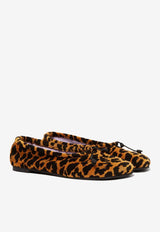 Stella McCartney Ryder Leopard Print Ballet Flats Brown 810518AFACV0_2008