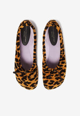 Stella McCartney Ryder Leopard Print Ballet Flats Brown 810518AFACV0_2008