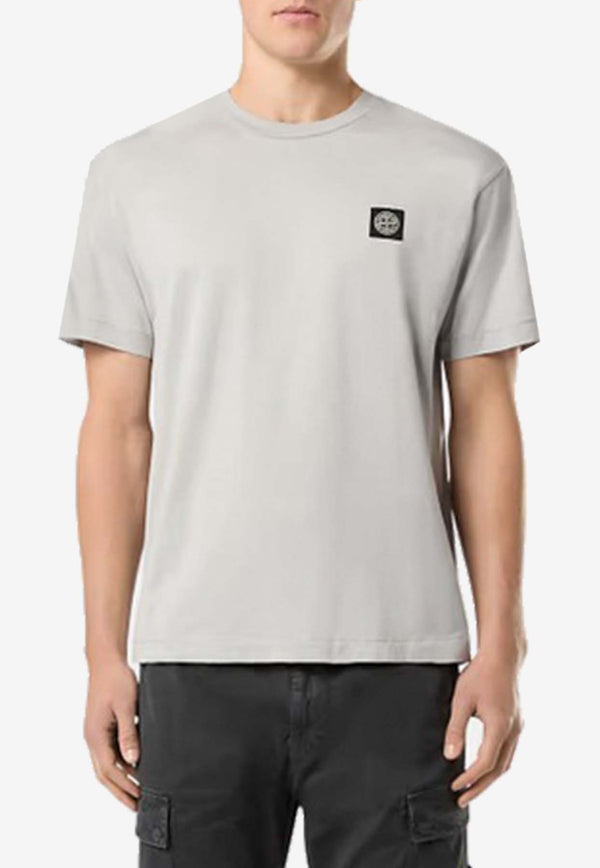 Stone Island Compass Patch T-shirt Gray 8115241 13GREY